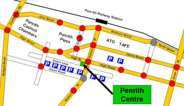 Pollys Beads Street Map